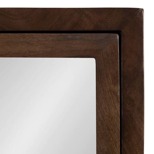 Kate and Laurel Mezzeta Bathroom Cabinet with Mirror